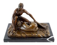 Blow Job / Sex-Szene - Erotische 2- teilige Bronzefigur - M.Nick