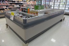 Hill Phoenix Owiz Wide Island 12' Freezer Case, Frozen Food Ice Cream Grocery