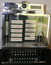 WURLITZER JUKEBOX CHROME SELECTOR WALL UNIT