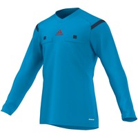 adidas SR-Trikot langarm neu Saison 14/15 hellblau/schwarz Gr. L