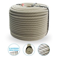 Grevinga® Polyfaser - Polypropylen - Spinnfaser Seil - 4-schäftig Ø 20 - 30 mm 