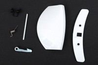 AEG Lavamat Waschmaschine - Tür Griff  Bullauge Weiß  (Kit komplett) 50276416000