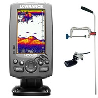 Lowrance Hook 4x Mid/High Chirp 83/200 kHz Echolot Fischfinder Portabel Profi