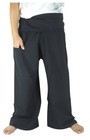 100% Cotton Plus Size Mens Womens Fisherman Wrap Pants Casual Yoga Pants 