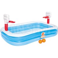 Familienschwimmbecken mit Basketball 254 x 168 x 102 cm Bestway 54122 NEU!