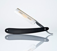 DOVO Rasiermesser EBENHOLZ Silversteel 5/8" straight razor EBONY shave ready
