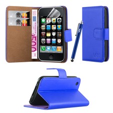 New Slim Flip Book Soft Leather Holder Wallet Case Cover For Apple iPhones 3G