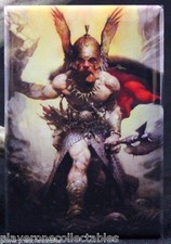 Dark Kingdom by Frazetta 2" x 3" Fridge / Locker Magnet. 