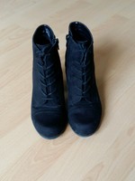 Stiefeletten schwarz schnüren 36 bequem Deichmann