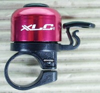 KLINGEL GLOCKE MINIGLOCKE XLC DD-M06 - ROT - Montage an Lenker mit Ø 22,2 mm