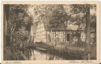 Am Graben, Lübbenau, Spreewald, alte Ak um 1920