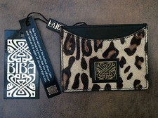 biba leopard print purse