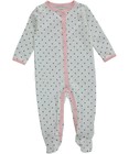 Carter's Baby Girls' "Tiny Hearts" Footed Coverall