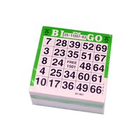 BINGO Karten Ticket-Block mit 500 Tickets verschiedene Serien Bingokarten