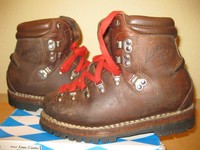 Lowa Civetta UK 5 EU 38 Vollleder Wanderstiefel trigenähte Bergschuhe #482