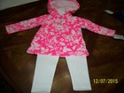 Carter's Baby Girl's 2-Pc MicrofleeceTop /Legging Set Size 18 Months
