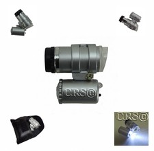 High Power Adjustable Focus 45X Mini Magnifier Microscope Loupe Function Optics
