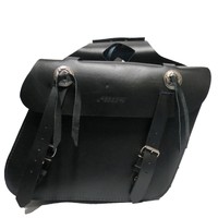 Schwarz Satteltaschen Bike Chopper Taschen.Motorrad Leder Satteltaschen.36x28x13
