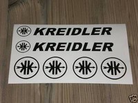 KREIDLER Aufkleber Set Sticker Florett Oldtimer Motorrad Moped Old School Retro
