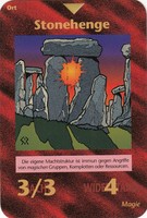Illuminati INWO Card Stonehenge - Stonehenge  german limited Mint 07