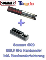 Sommer Handsender 868 MHz + Handsenderhalterung 4020 Funk Fernbedienung 4-befehl