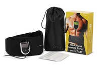 Powerfly Unisex Elektrischer Bauchmuskel Gürtel Trainer Muskelstimulator