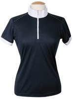 Harry's Horse Damen Turniershirt Brighton kurzarm Stehkragen Strass div. Größen