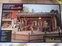 POLA G 982 Maschinenhalle Rarität gebautes Modell passend für Spur G LGB