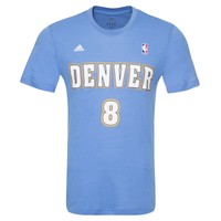 adidas Performance Denver Nuggets Gametime T-Shirt Herren Blau NEU