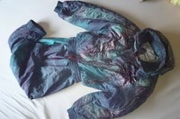 LUPO GRIGIO Damen Mädchen Schianzug Skianzug 38 S blau gün türkis metallic NEUw