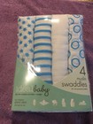 Aden Anais Muslin Swaddle Blanket, 4 Pk. Blue 