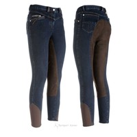 eurostar Damenreithose, Jeansreithose "  CLEO  "  mit Vollbesatz