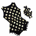 Baby Girl Clothes Infant Sleeveless Party Outfits Newborn Romper+Headband 0-3M