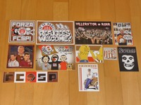 12 VERSCHIEDENE AUFKLEBER VON USP, ULTRAS, ST.PAULI SKINHEADS    "NEU"