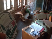 Restaurant Einrichtung Gastro Bestuhlung Sitzbänke Raumteiler Barhocker 