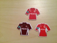 Kickers Offenbach Magnet Trikot verschiedene Saisons Bundesliga Fussball