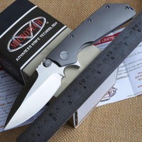 DOC titanium griff D2 klinge messer jagdmesser taschenmesser tactical EDC knife