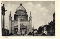 Ak Potsdam in Brandenburg, Ansicht der Nicolaikirche - 1143642