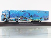 Herpa 121668 1:87 MB Actros Bigspace Kühlkoffer-Sattelzug "Fischer-Trans" NEU