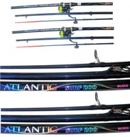  2 Balzer ATLANTIC Brandungs Set ´s mit Balzer Rollen und 0,35 mm