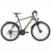 CONWAY MC 500 MTB grau matt/gelb 26" Herren 27G. SHIMANO "Acera" Fahrrad