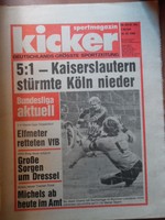 KICKER 83-16.10. 1980 (2)*Duisburg-Gladbach 4:0 Lautern-Köln 5:1 1860-Bayern 1:3