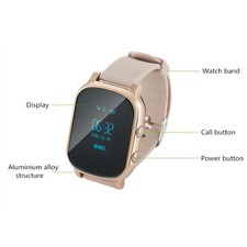 Gps Tracker Locator Smart Watch Android iPhone Monitor Sos for Children Kids New