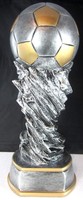 1x Fußball Wanderpokal Pokal Pokale 43 cm hoch + Gravur  Bester Spieler Torjäger