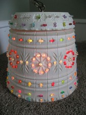Vintage Lawnware Lamp Light Patio Tiki #2310