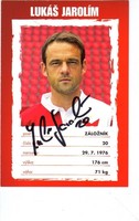 Lukas Jarolim Slavia Prag 2012/13 handsignierte Autogrammkarte 12/13