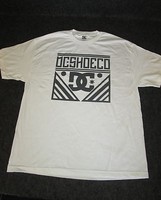 Herren Original DC Freizeit Skater T-Shirt T-Shirt S M L XL - weiß {DC02}
