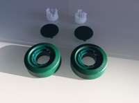 Ersatzrad mit Deckel + weißer Radeinsatz geeignet für Vorwerk EB 350  351  351F