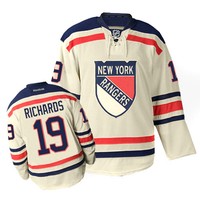 NHL New York Rangers Brad Richards Winter Klassisch Eis Hockey Shirt Jersey