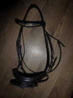 Kieffer Trense Madonna II Diadem Glitzer WB Full Schwedisch Schwarz Trensenzaum